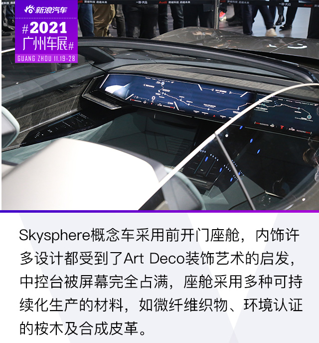 2021广州车展：奥迪skysphere和grandsphere概念车静态解析