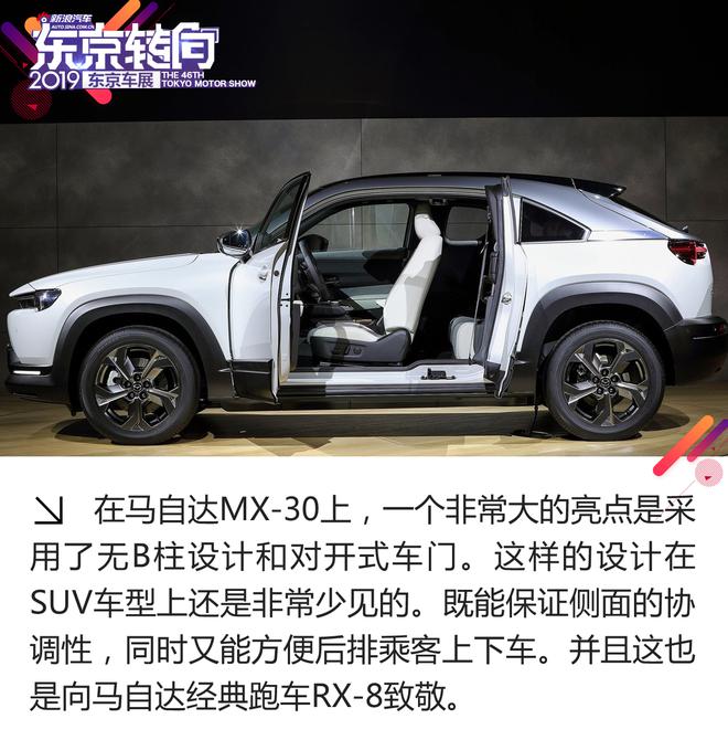 2019东京车展：解析马自达首款纯电动车型“MX-30”