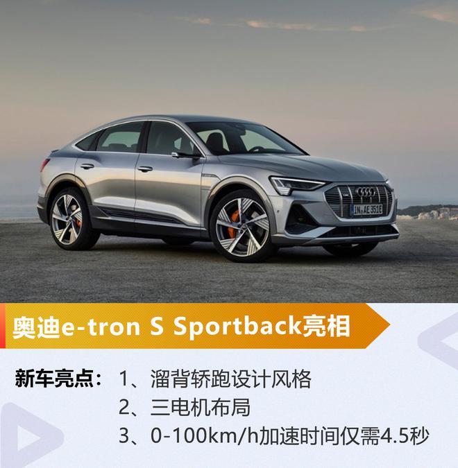 全新奥迪A3 Sportback/奥迪e-tron S Sportback亮相