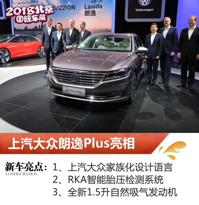 2018北京车展：上汽大众朗逸Plus亮相