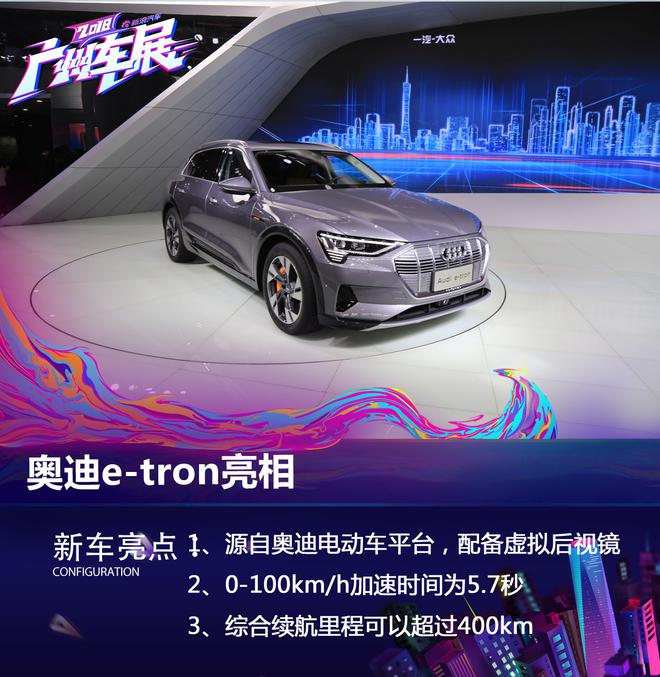 2018广州车展：奥迪新A6L/e-tron亮相