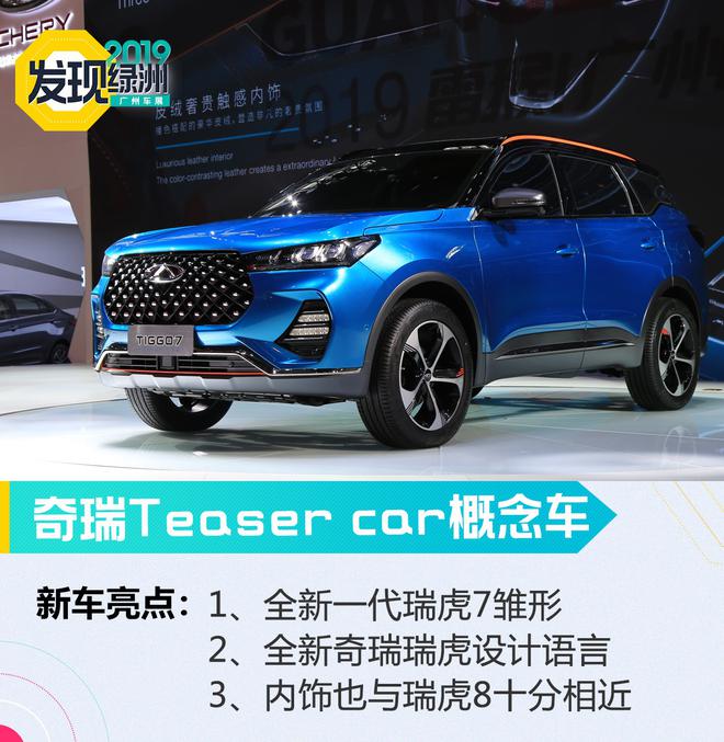 2019广州车展：奇瑞Teaser car概念车亮相