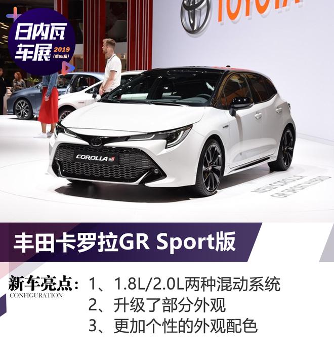 2019日内瓦车展：丰田卡罗拉GR Sport版