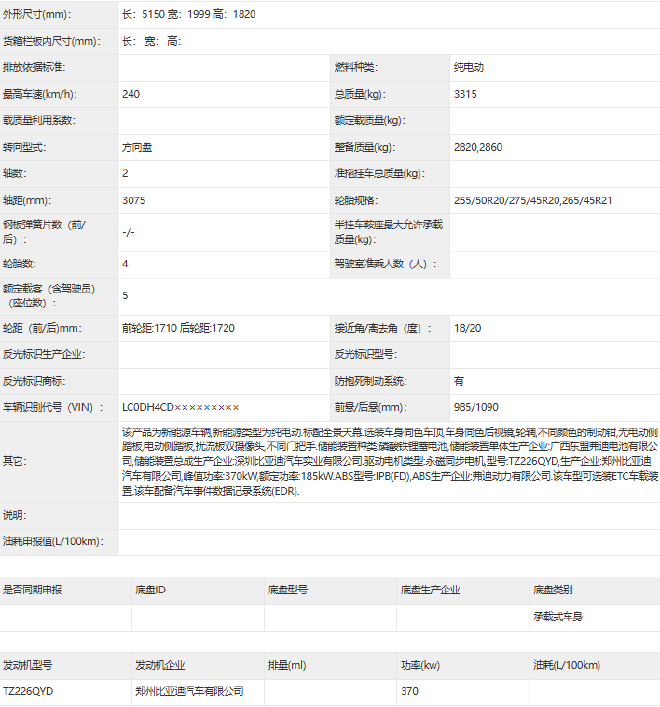 腾势N8申报信息曝光 系统功率890kW
