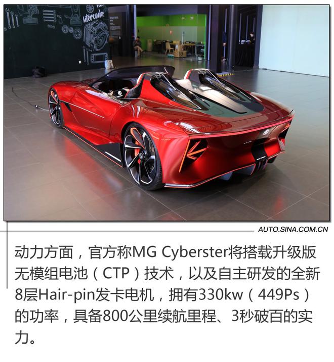 来赛车呀，虚拟现实随你挑！实拍MG Cyberster电动概念跑车