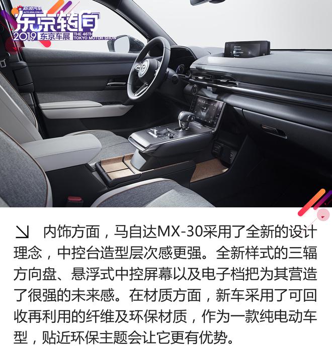 2019东京车展：解析马自达首款纯电动车型“MX-30”