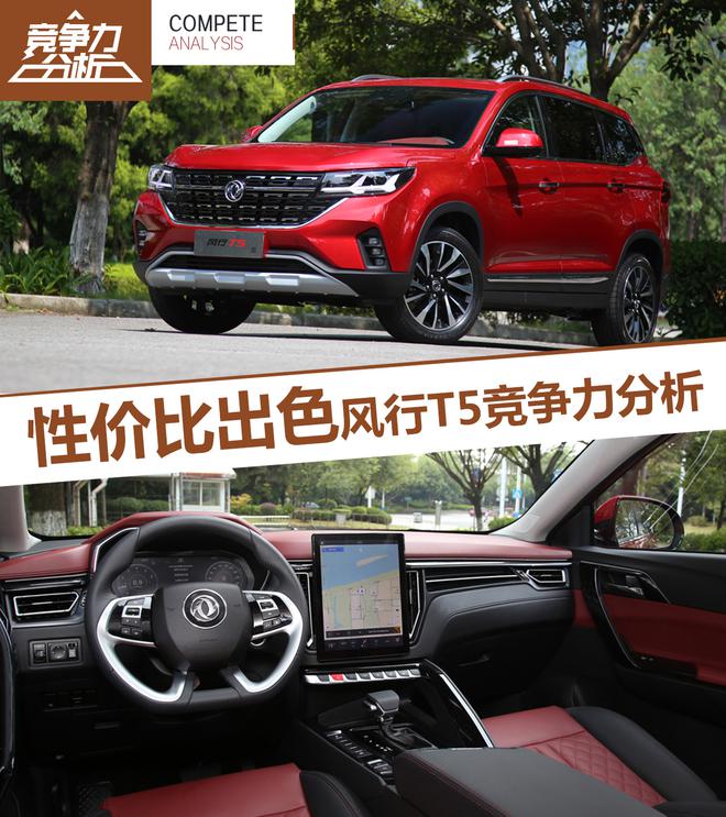 性价比出色 东风风行T5竞争力分析