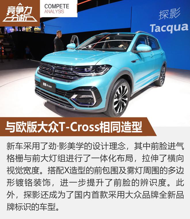 小型SUV放心之选 大众探影竞争力分析