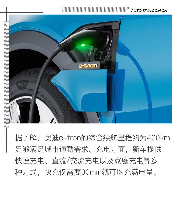 未来就在眼前 奥迪e-tron量产版新车解析