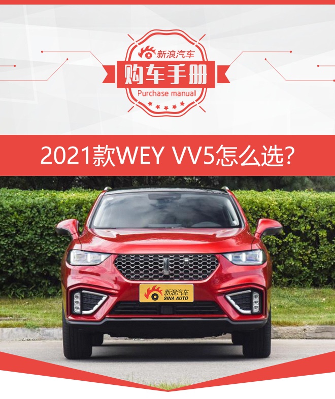 推荐两驱智先锋 2021款WEY VV5购车手册