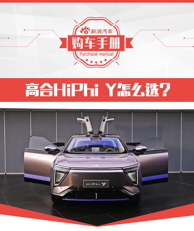 入门版足矣 高合HiPhi Y哪款值？