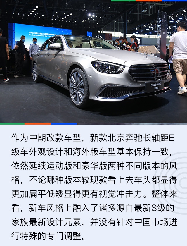 2020北京车展：智者该有辆什么车 奔驰新E级解析