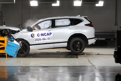 皓影（BREEZE）正面40%重叠可变形壁障碰撞试验