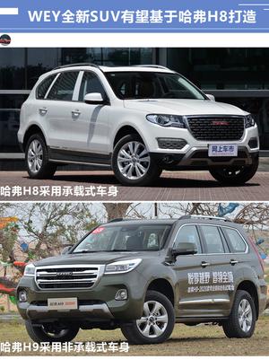 WEY加大版VV7曝光！换标哈弗H8 搭2.0T+9DCT