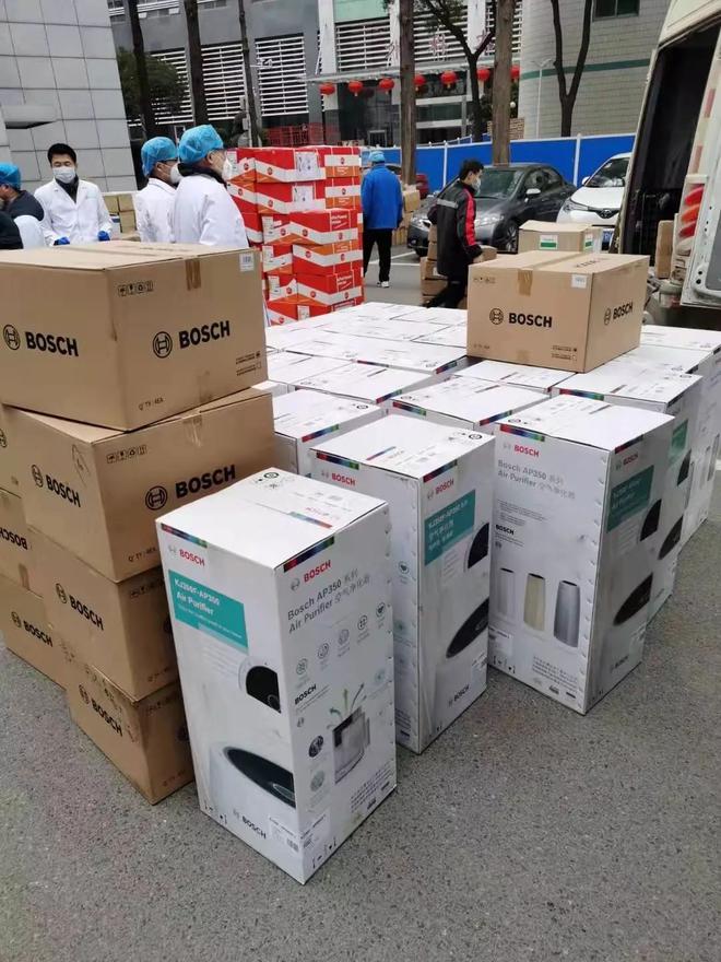 博世热力技术捐赠物资送抵同济医院