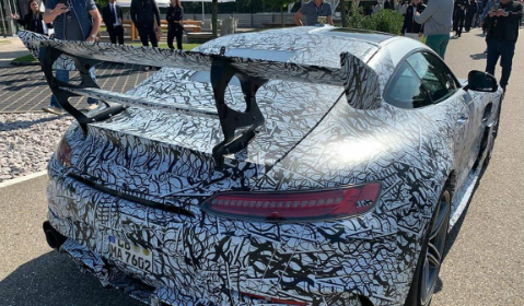 AMG GT Black Series谍照曝光 配超大扰流板