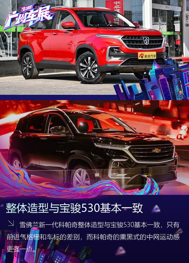 与宝骏530共享平台 全新雪佛兰科帕奇发布