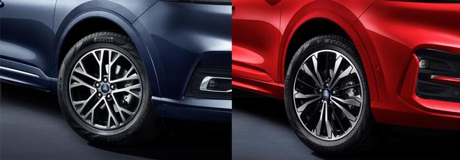 &nbsp;左：2.0T四驱嘉享款轮毂，右：2.0T四驱纵享款ST-LINE轮毂7