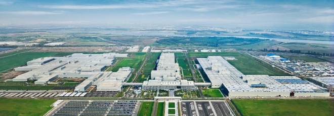 华晨宝马生产基地大规模升级项目——里达工厂鸟瞰图