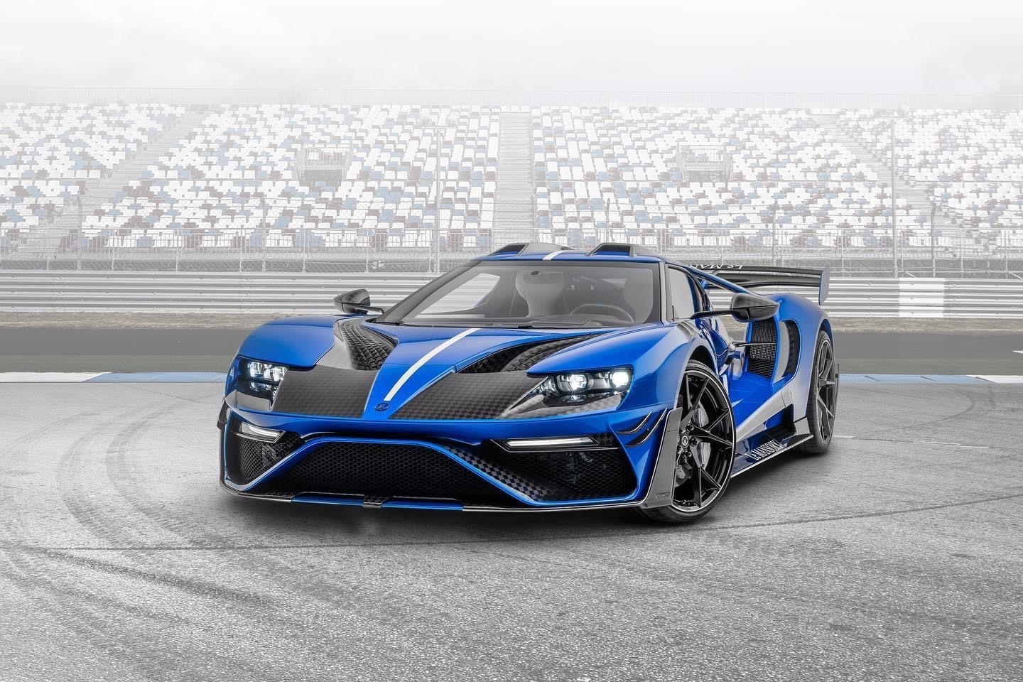 Le MANSORY Ford GT  我只从尾灯看出来它是GT