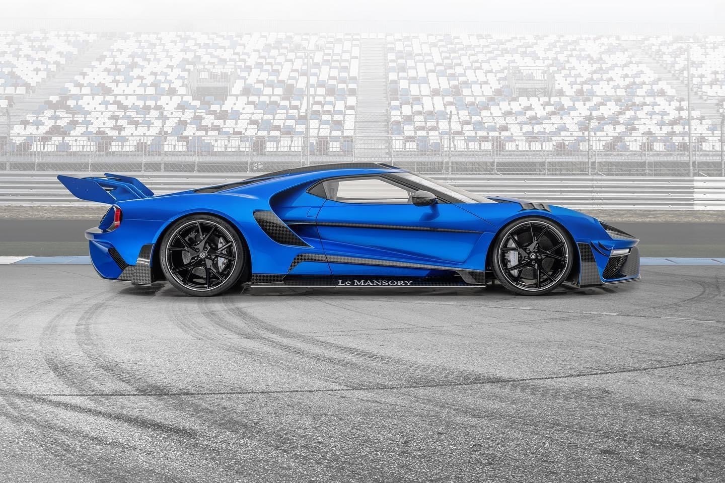 Le MANSORY Ford GT  我只从尾灯看出来它是GT