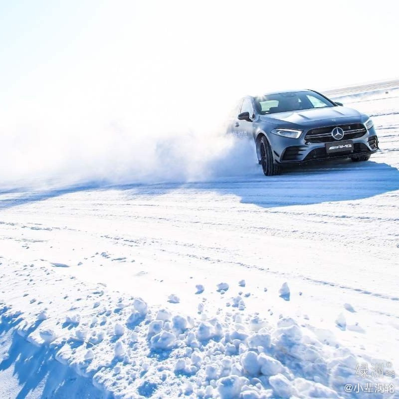 2020奔驰amg冰雪试驾 不谈车系只谈雪地撒欢