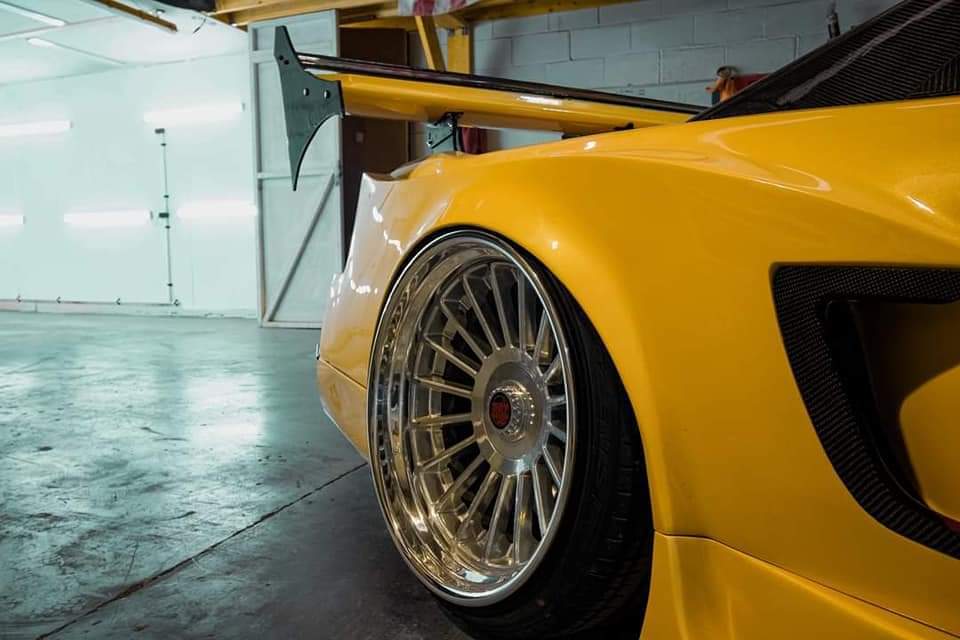 宽体低趴本田NSX，很黄很暴力！