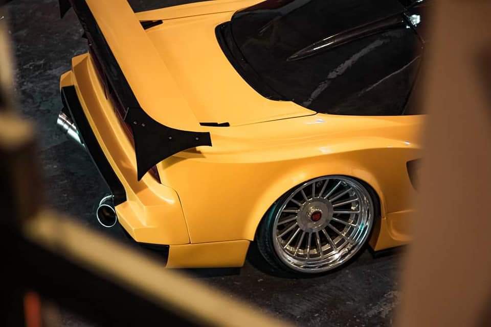 宽体低趴本田NSX，很黄很暴力！