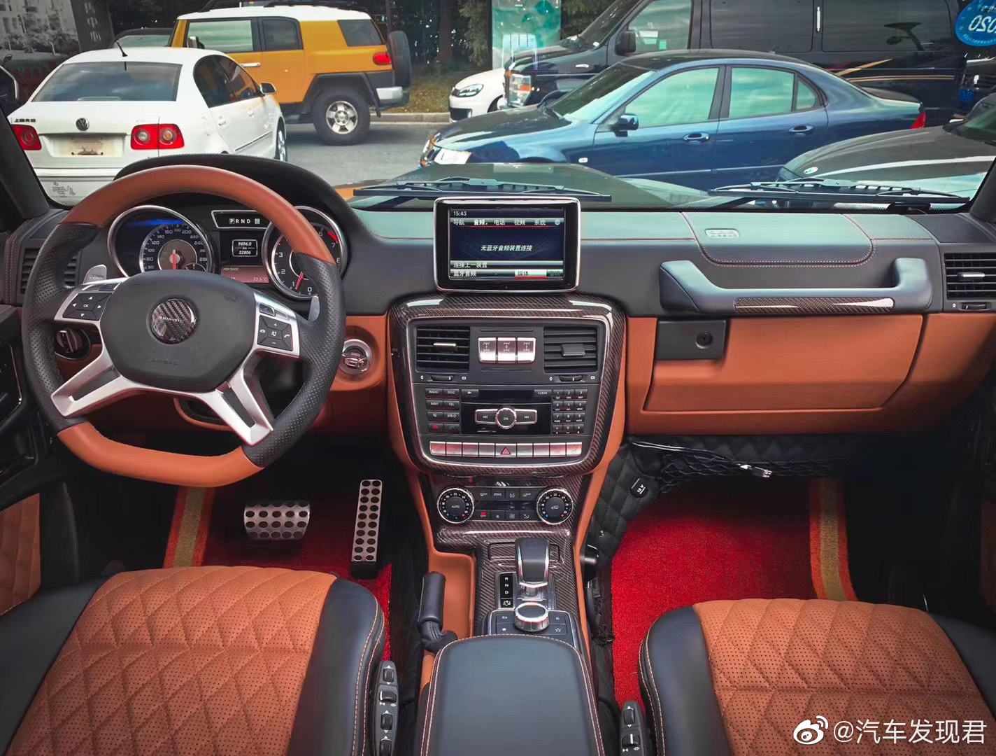 好看的汽车图片：6X6 奔驰g63  3万2千公里