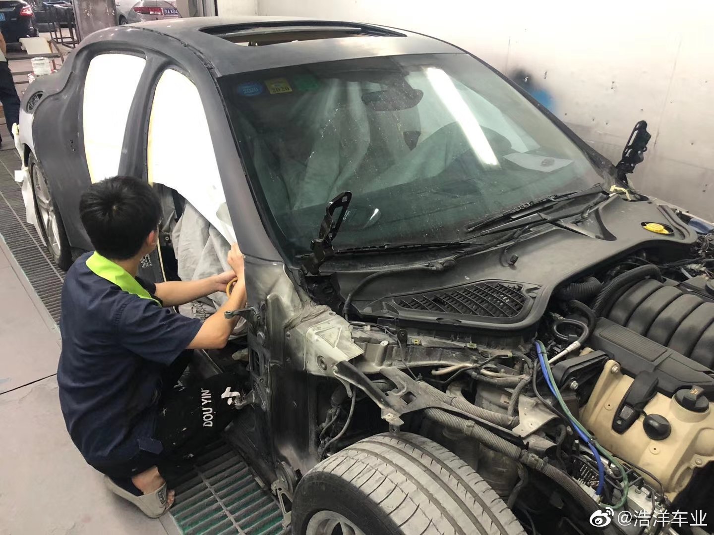 保时捷全车改色，下期分享颜色效果