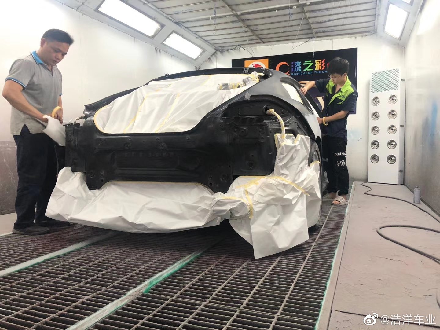 保时捷全车改色，下期分享颜色效果