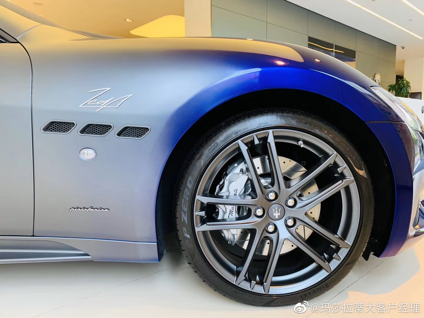 全球唯一一台渐变色玛莎拉蒂GT zeda