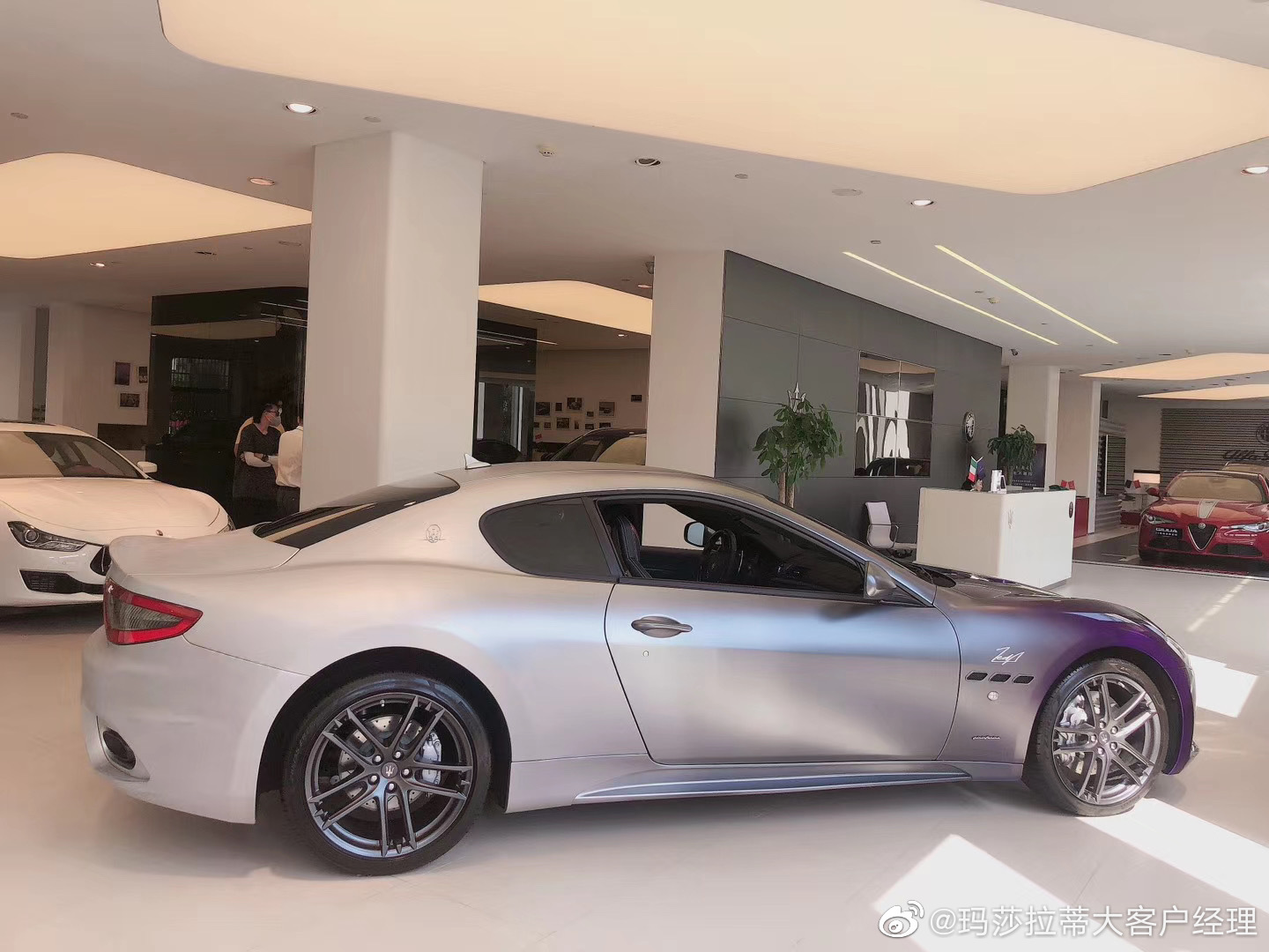 全球唯一一台渐变色玛莎拉蒂GT zeda