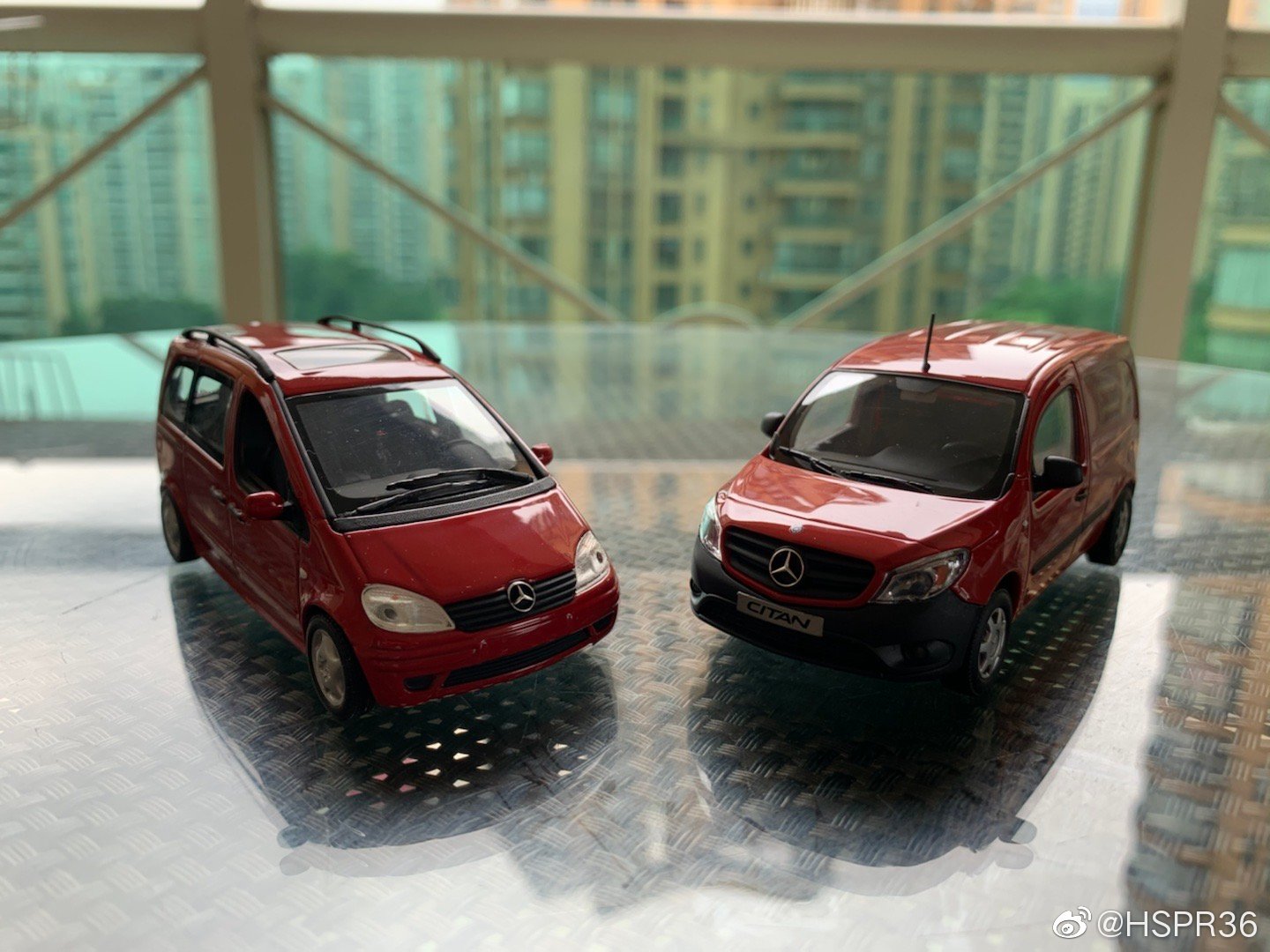 新入手的迷你切奔驰Vaneo和Citan