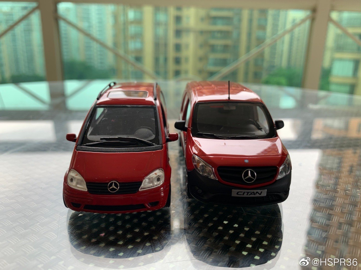 新入手的迷你切奔驰Vaneo和Citan