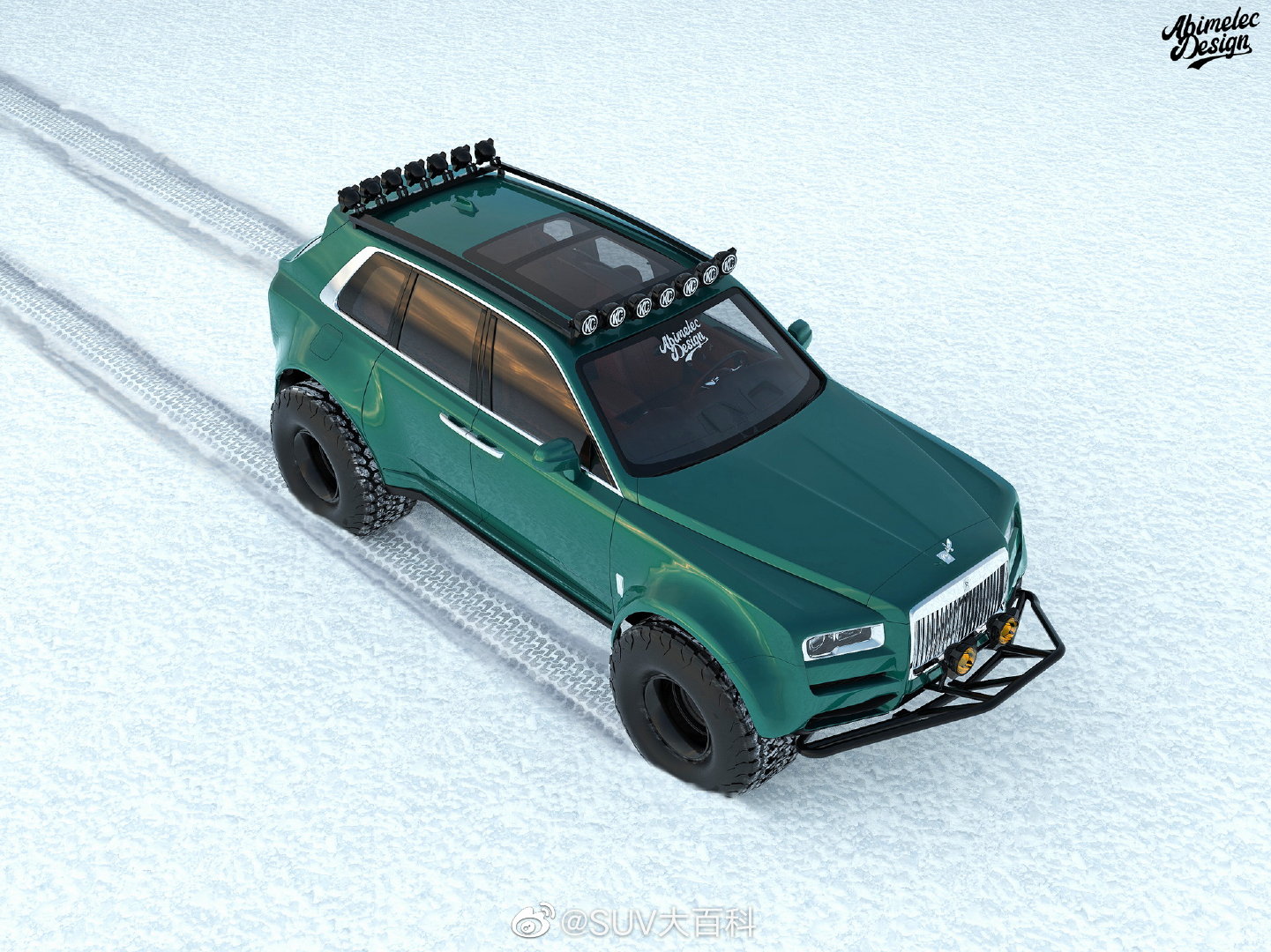 脑洞大开，把劳斯莱斯库里南开到极地去，是种怎样的场景