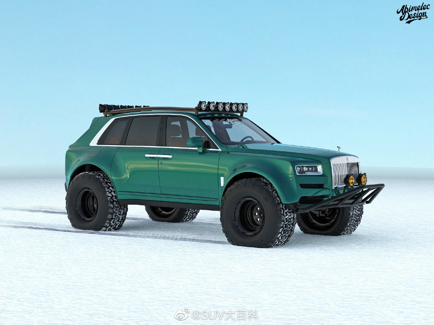 脑洞大开，把劳斯莱斯库里南开到极地去，是种怎样的场景