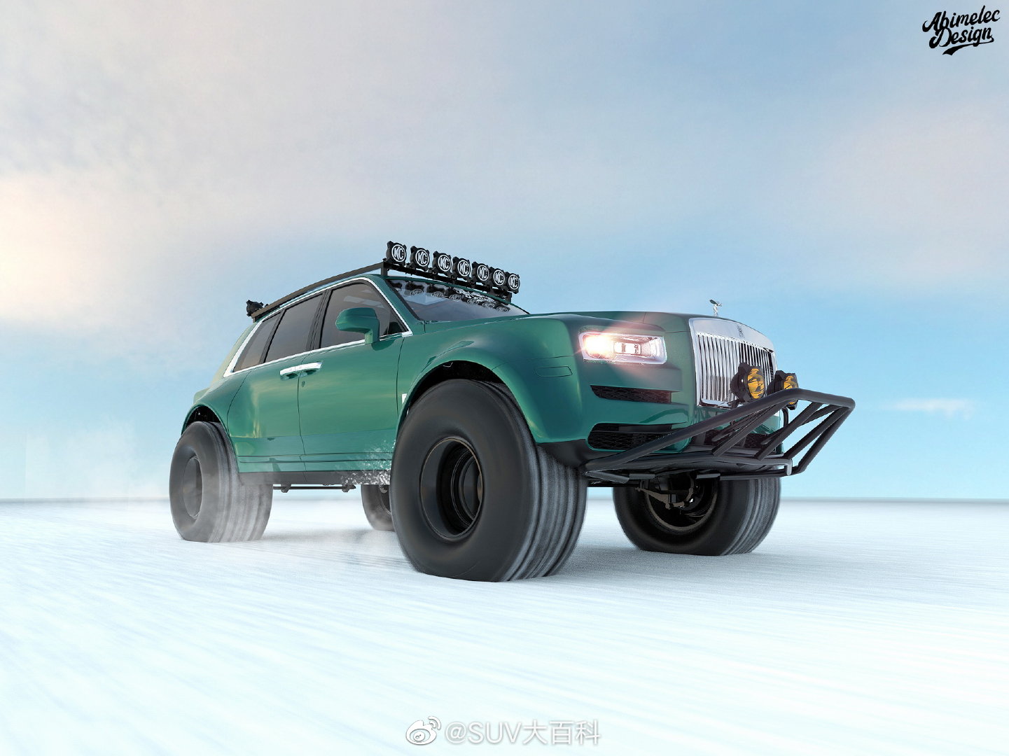 脑洞大开，把劳斯莱斯库里南开到极地去，是种怎样的场景