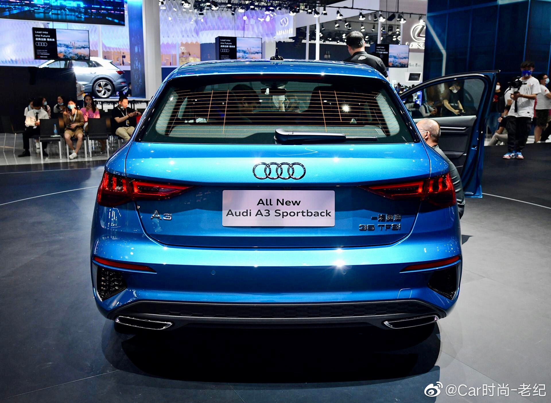 全新一代奥迪A3 Sportback，两厢版与海外保持一致造型