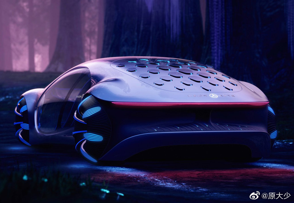 恶魔之子奔驰Vision AVTR概念车，已经登陆地球。