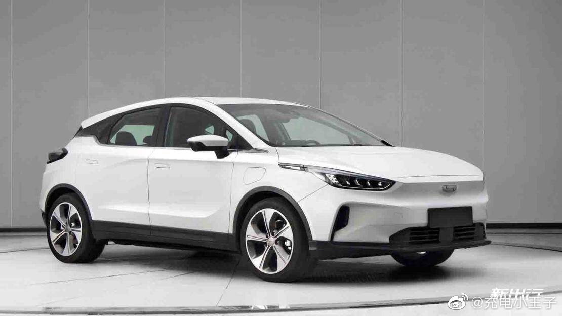 几何汽车发布了首款纯电 SUV 车型几何 C 最新的棚拍图