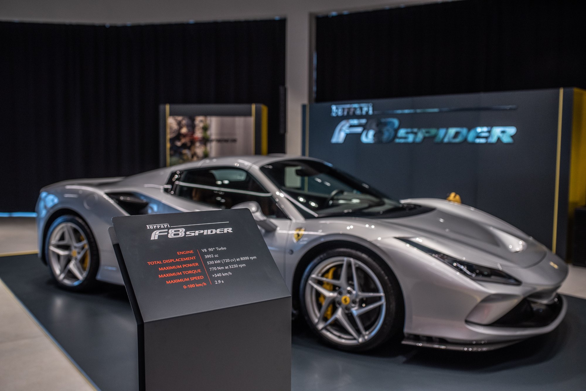 F8 Spider  其实法拉利还是红色更亮眼