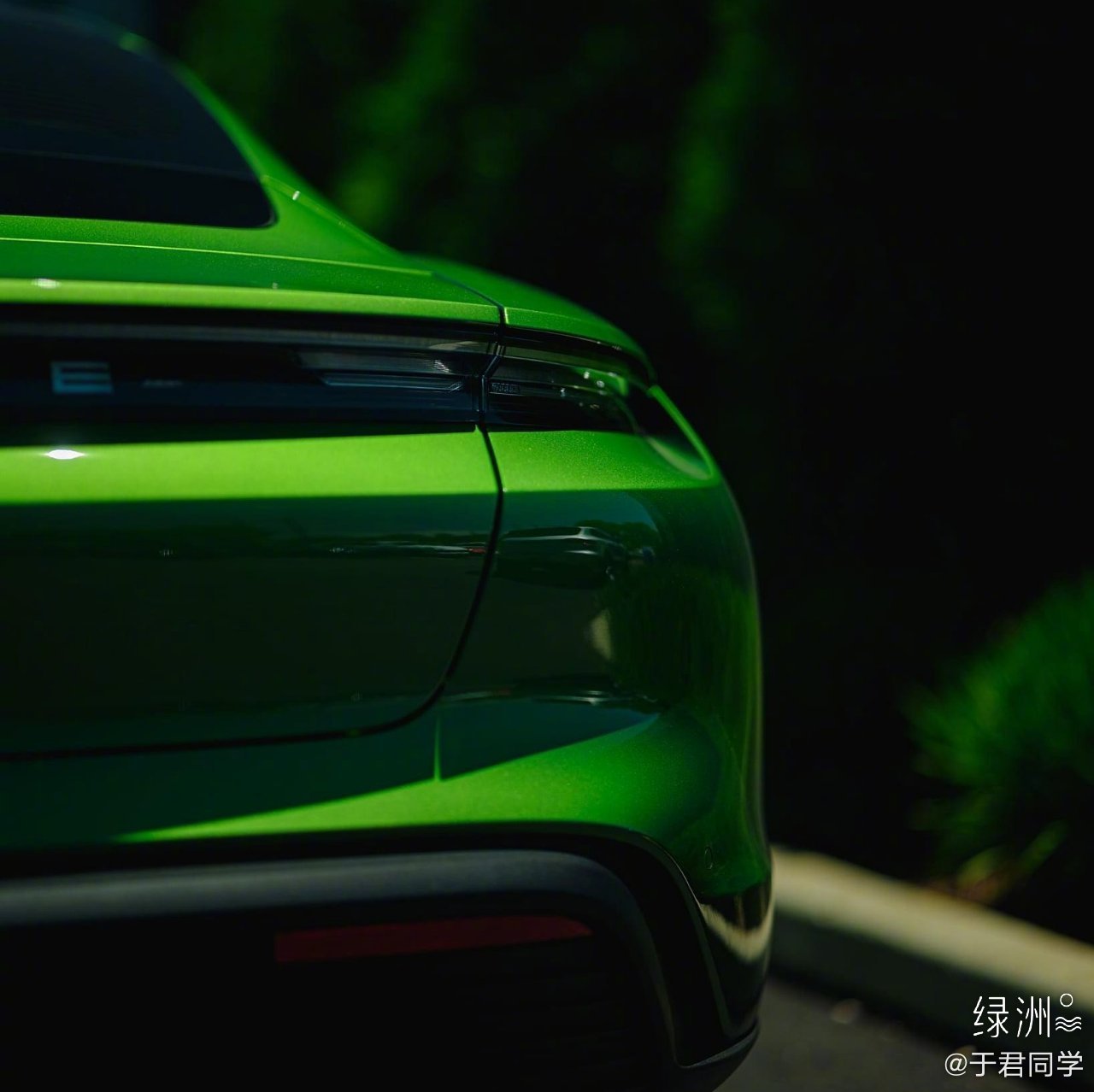 保时捷Taycan一只不会叫的绿青蛙