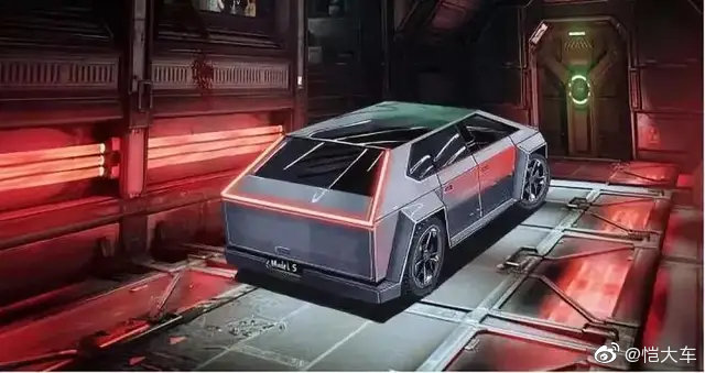 还别说，赛博朋克版特斯拉还真有有型的车子-MODEL X