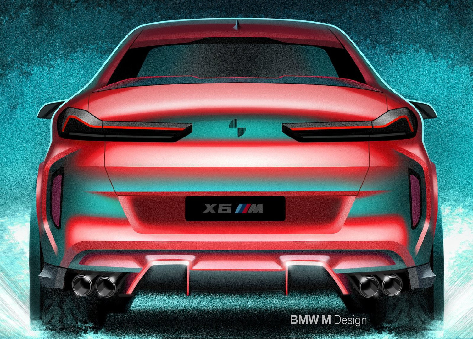 BMW M X6官方汽车设计效果图发布