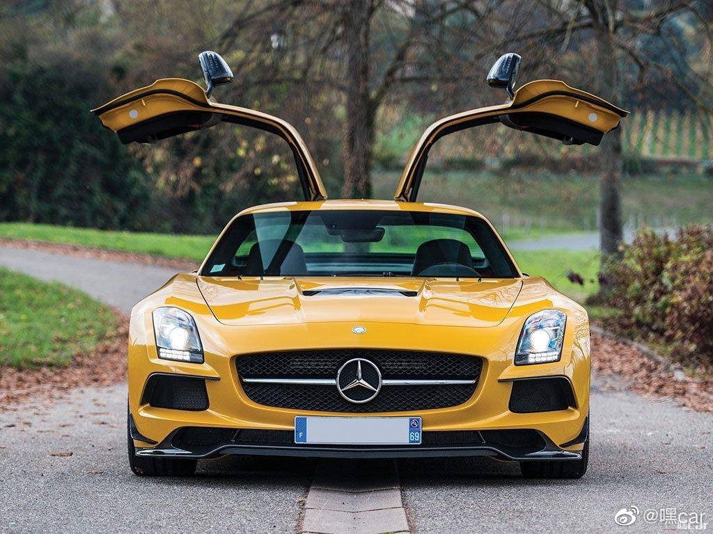 这台AMG SLS真的好看，不愧是标杆!