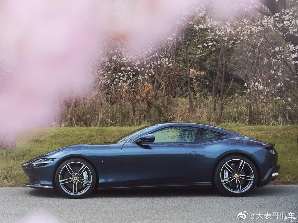 最便宜的法拉利 Roma 3.9T V8的跃马，百公里加速时间仅为3.4秒