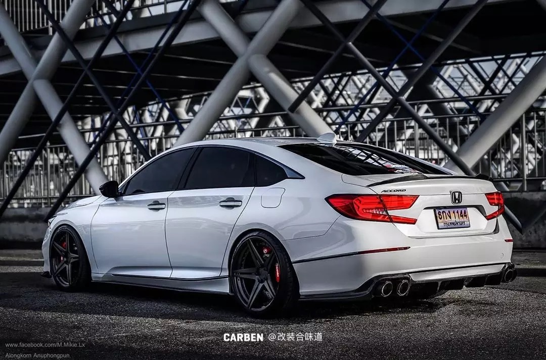 泰Style十代雅阁 碳纤维扰流真的太帅了！ ：alongkorn_mz