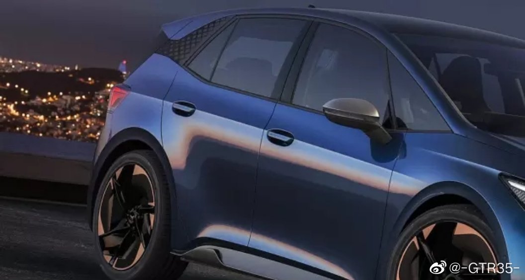 西雅特旗下子品牌Cupra正式发布了EL-BORN准量产版车型的官图