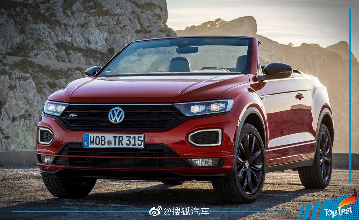 大众T-ROC Cabriolet已经在海外发布